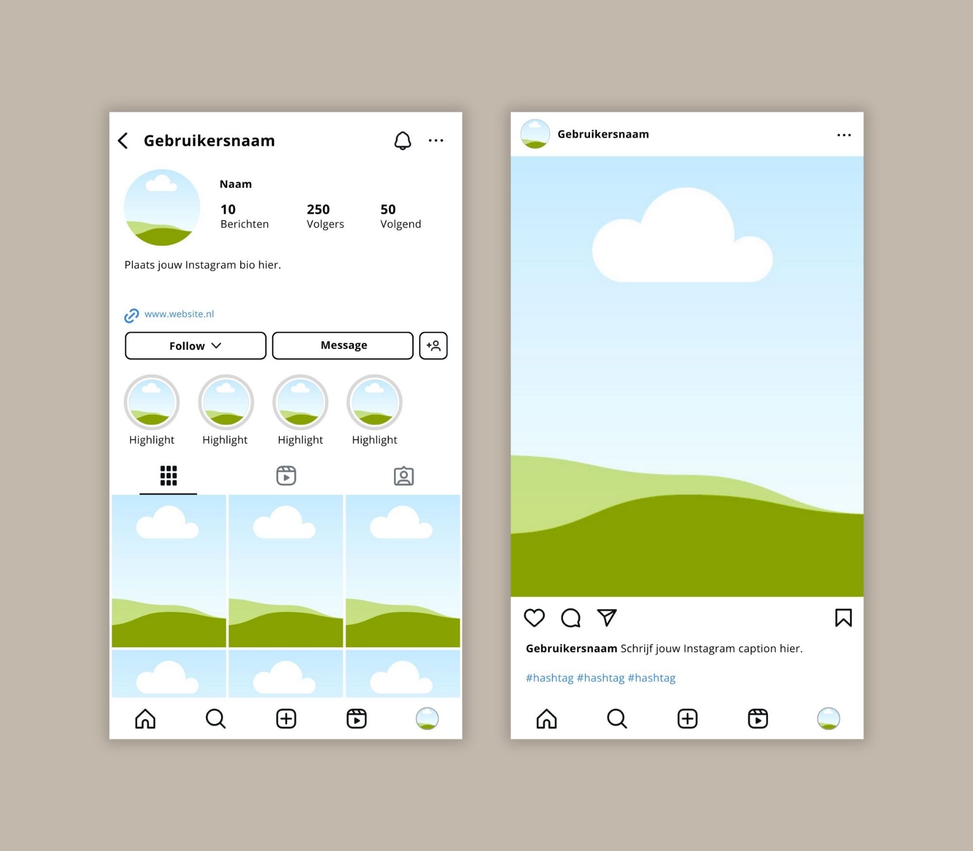 Instagram mockups