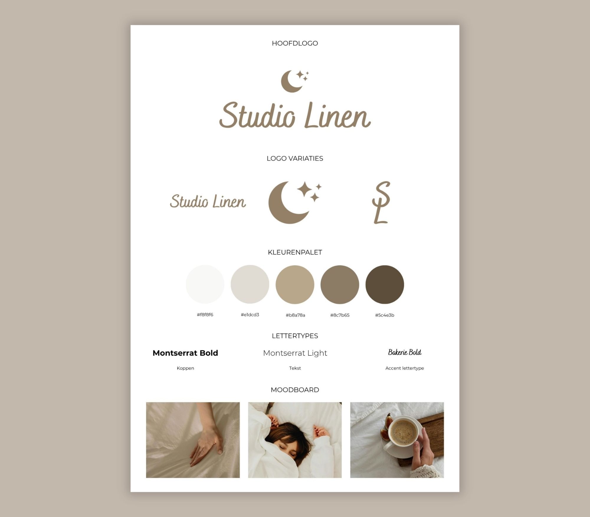 Huisstijl template (Brand Board)