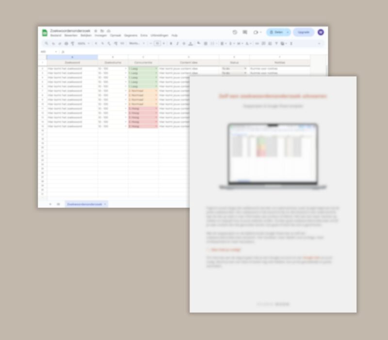 Zoekwoordenonderzoek