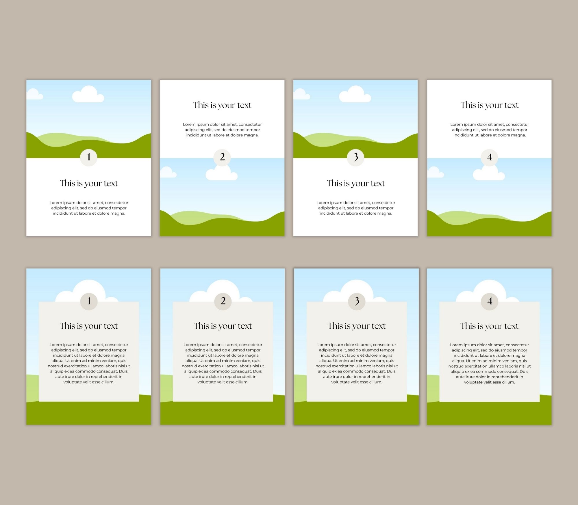 Instagram carrousel templates