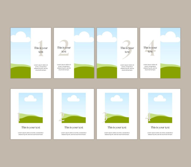 Instagram carrousel templates