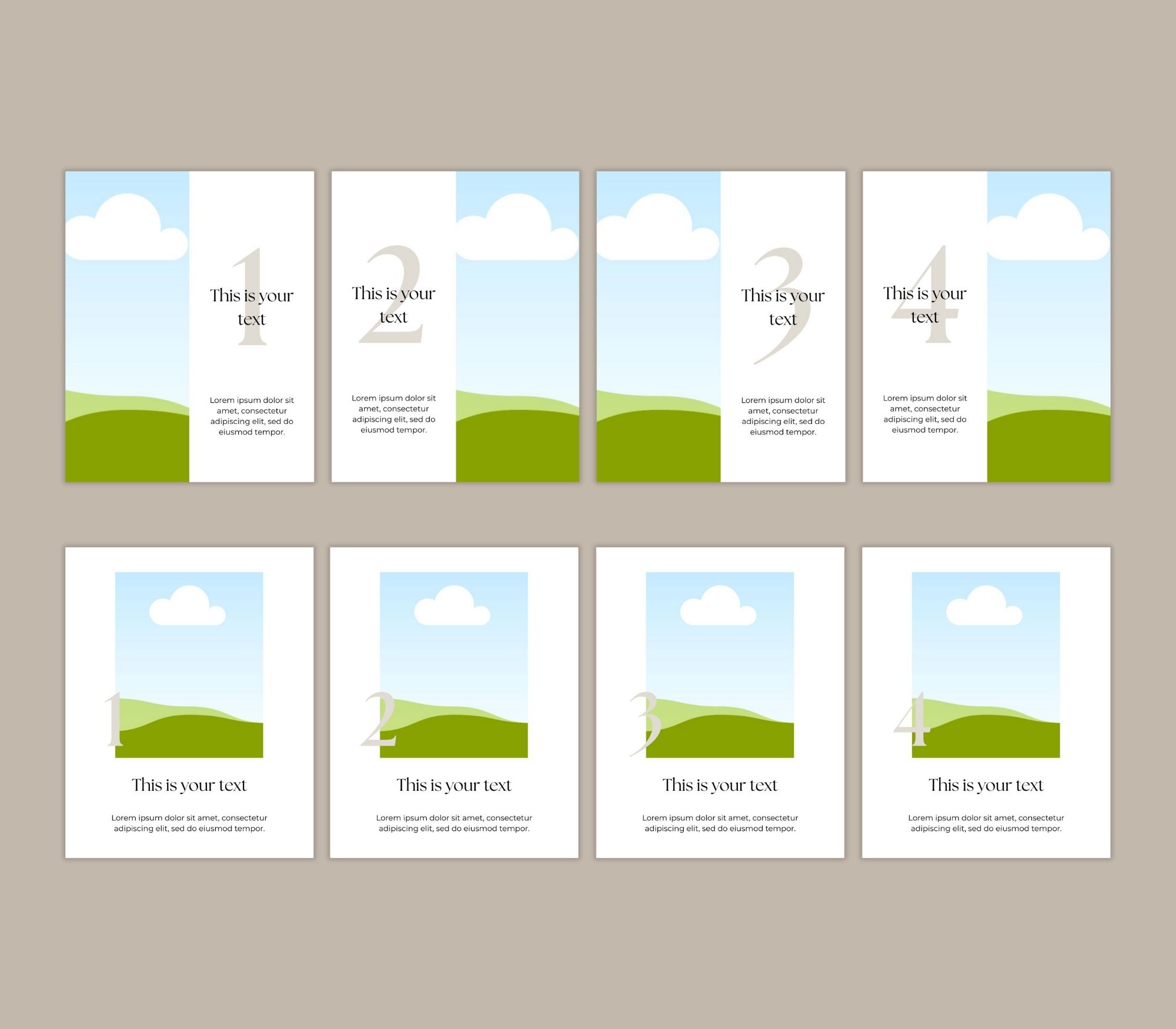 Instagram carrousel templates