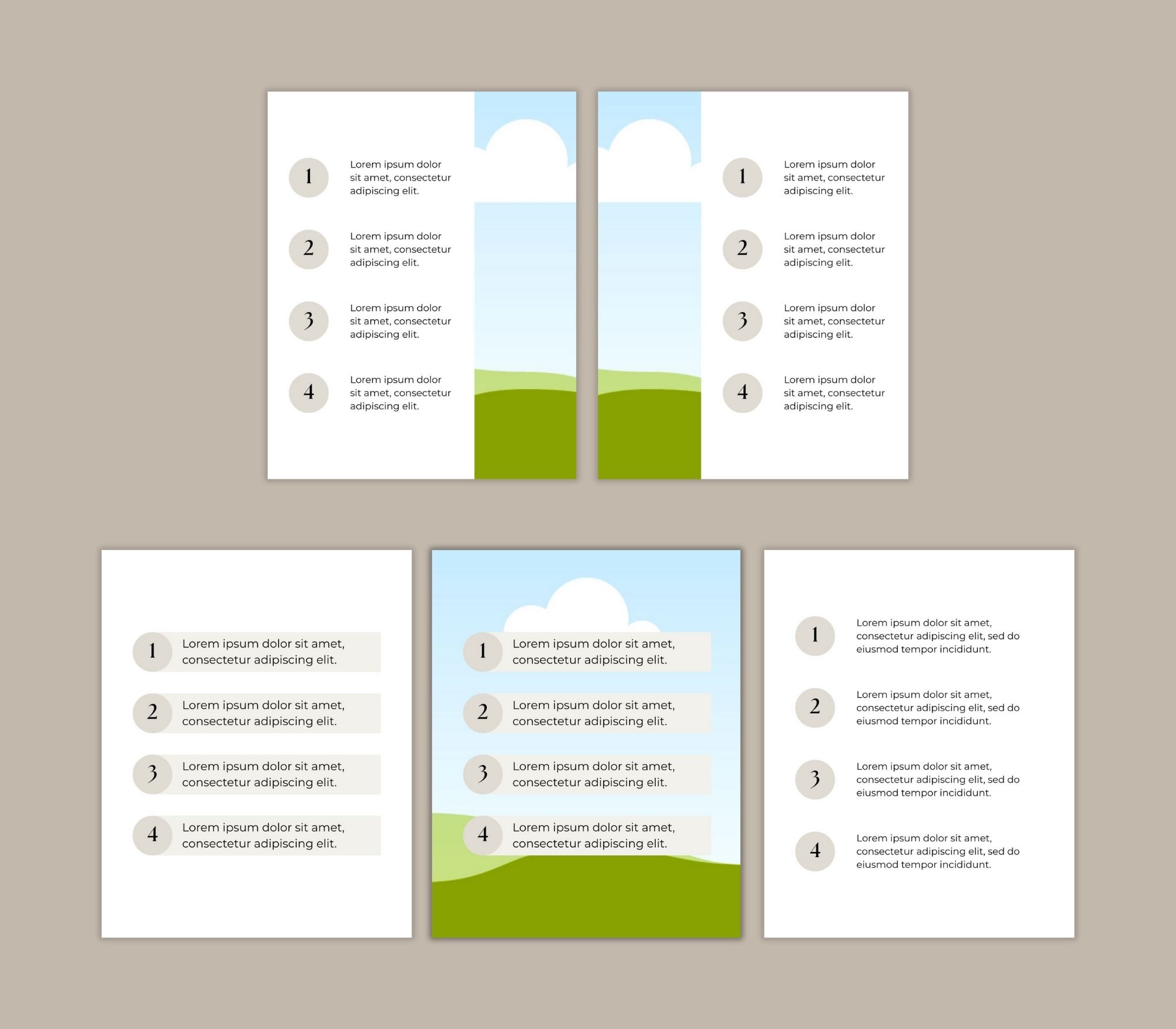 Instagram carrousel templates