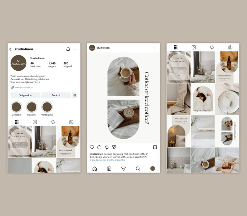 Instagram feed kit round