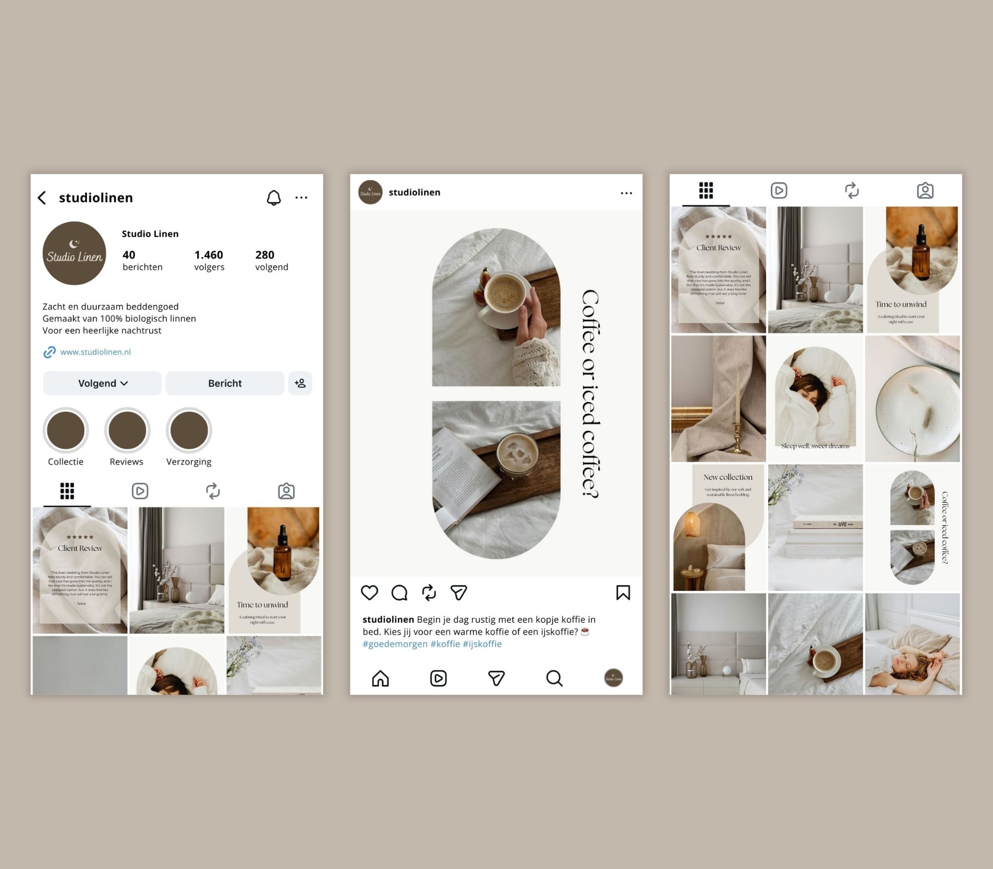 Instagram feed kit round