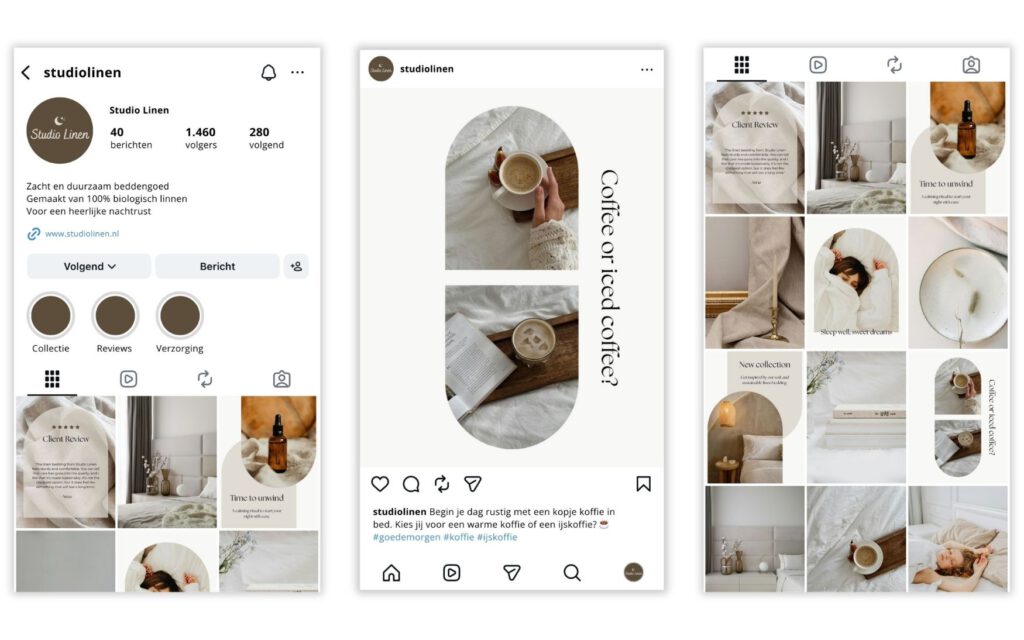 Instagram feed mockups